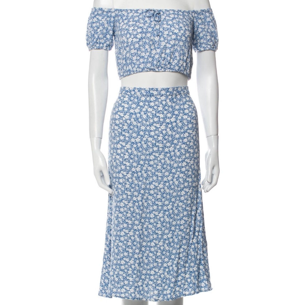 DO NOT PURCHASE-SOLD Reformation Two Piece Set Midi Skirt and Top